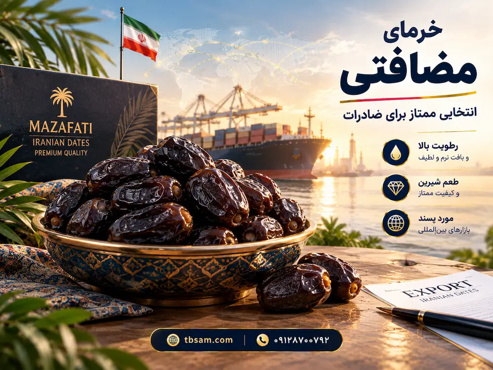 خرمای مضافتی برای صادرات